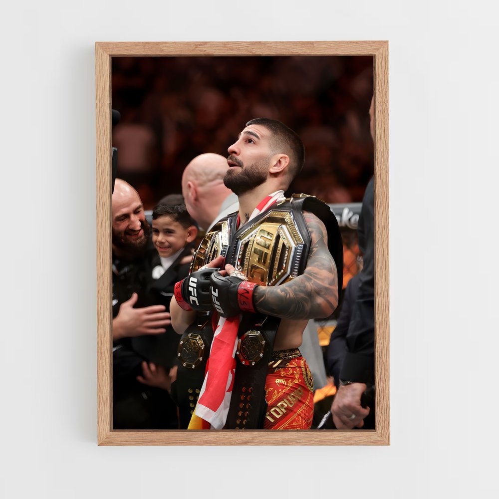 Poster Le Charisme d'Ilia – affiche MMA (vue 4)